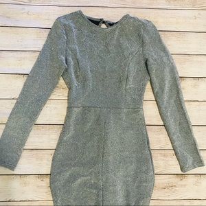 😍 Silver glitter dress